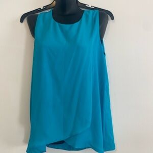 Zac & Rachel Turquoise Sleeveless Blouse